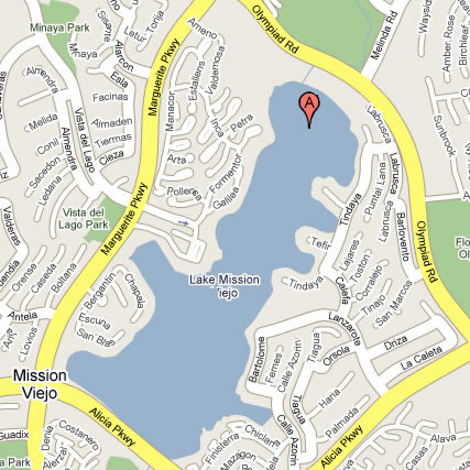 Mission Viejo Lake_map